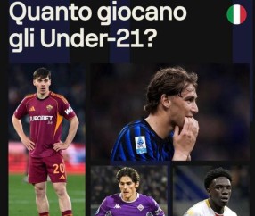 意甲U21球员：机会不足，人才储备堪忧